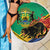 Gabon Black Panther Beach Blanket Coat Of Arms