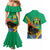 Gabon Black Panther Couples Matching Mermaid Dress and Hawaiian Shirt Coat Of Arms