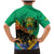 Gabon Black Panther Family Matching Mermaid Dress and Hawaiian Shirt Coat Of Arms