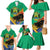 Gabon Black Panther Family Matching Mermaid Dress and Hawaiian Shirt Coat Of Arms