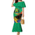 Gabon Black Panther Family Matching Mermaid Dress and Hawaiian Shirt Coat Of Arms