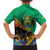 Gabon Black Panther Family Matching Puletasi and Hawaiian Shirt Coat Of Arms