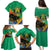 Gabon Black Panther Family Matching Puletasi and Hawaiian Shirt Coat Of Arms