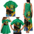 Gabon Black Panther Family Matching Tank Maxi Dress and Hawaiian Shirt Coat Of Arms