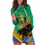 Gabon Black Panther Hoodie Dress Coat Of Arms