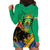 Gabon Black Panther Hoodie Dress Coat Of Arms