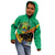 Gabon Black Panther Kid Hoodie Coat Of Arms