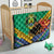 Gabon Black Panther Quilt Coat Of Arms - Wonder Print Shop