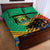 Gabon Black Panther Quilt Bed Set Coat Of Arms - Wonder Print Shop