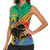 Gabon Black Panther Women Sleeveless Polo Shirt Coat Of Arms - Wonder Print Shop