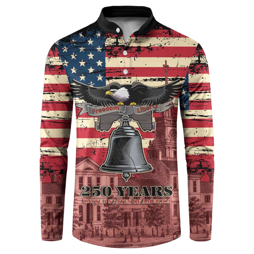Liberty Bell 250 Years Button Sweatshirt United States of America