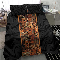 African Tribal Heritage Bedding Set Earth Tone Pattern