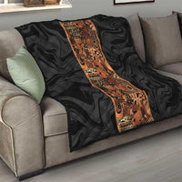 African Tribal Heritage Quilt Earth Tone Pattern