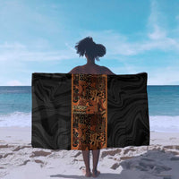 African Tribal Heritage Sarong Earth Tone Pattern