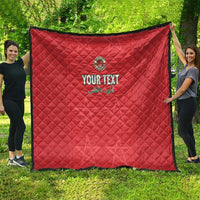 Custom Morocco Football Quilt Dima Maghrib