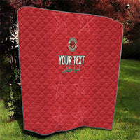 Custom Morocco Football Quilt Dima Maghrib