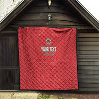 Custom Morocco Football Quilt Dima Maghrib