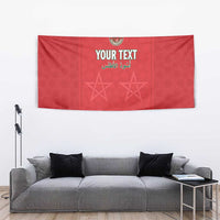 Custom Morocco Football Tapestry Dima Maghrib