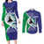 Lesotho Is In My DNA Couples Matching Long Sleeve Bodycon Dress and Long Sleeve Button Shirt Lesotho Map and Coat Of Arms