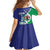 Lesotho Is In My DNA Family Matching Long Sleeve Bodycon Dress and Hawaiian Shirt Lesotho Map and Coat Of Arms