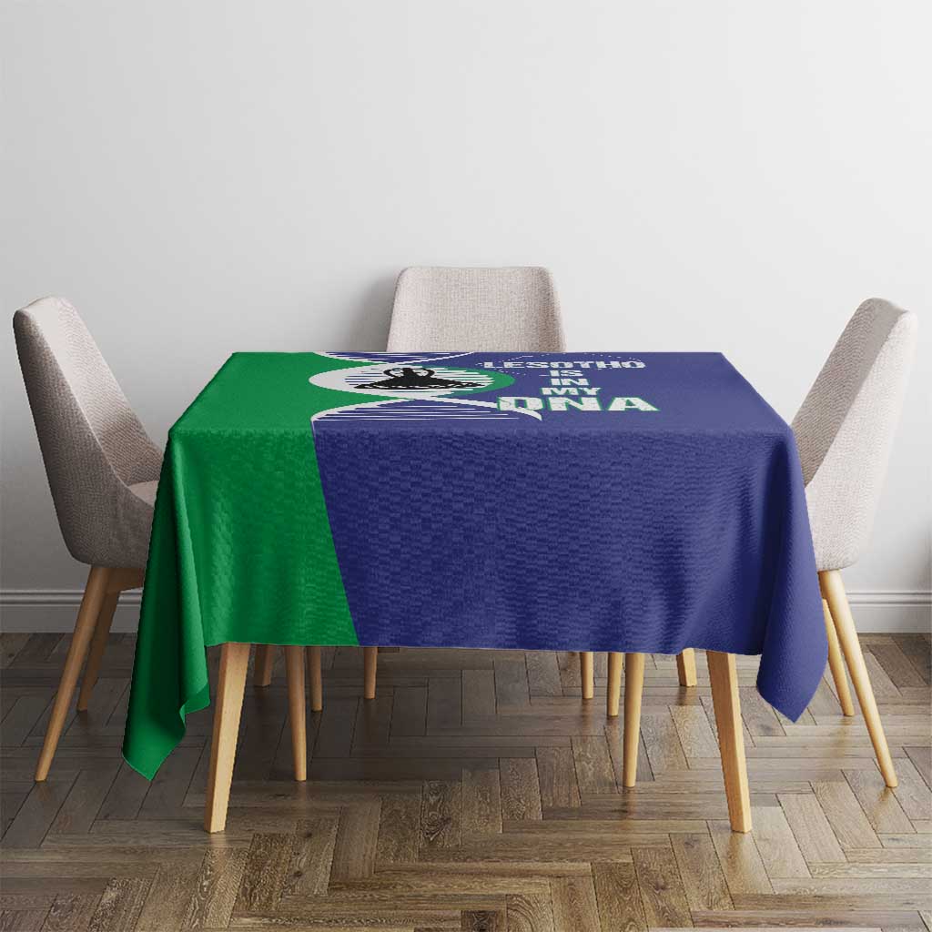 Lesotho Is In My DNA Tablecloth Lesotho Map and Coat Of Arms