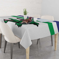 Custom Lesotho Football Tablecloth Likuena For Victory