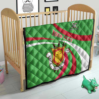 Personalized Burundi Independence Day Quilt Coat Of Arms With Map