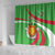 Personalized Burundi Independence Day Shower Curtain Coat Of Arms With Map
