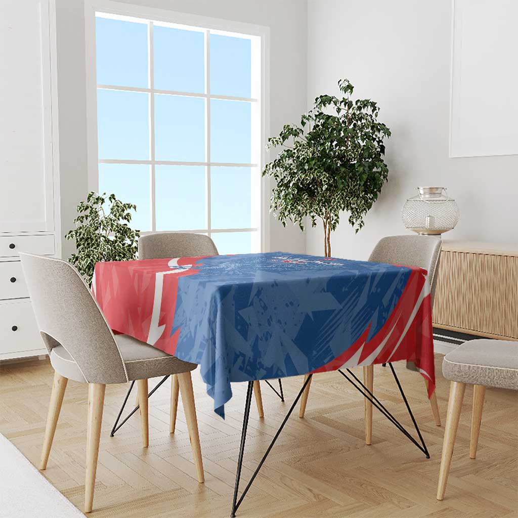 Slovakia Football Tablecloth Come On Sokoli - Wonder Print Shop