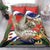 Pura Vida Costa Rica Sloth Bedding Set Tropical Flowers Flag Color - Wonder Print Shop