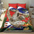 Pura Vida Costa Rica Sloth Bedding Set Tropical Flowers Flag Color - Wonder Print Shop