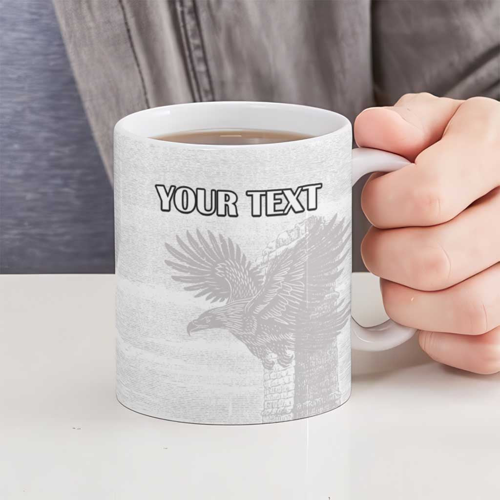 Custom Tunisia Football Ceramic Mug White Eagles of Carthage - Wonder Print Shop