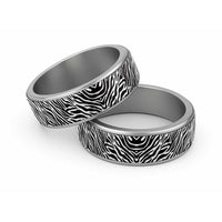 African Zebra Skin Pattern Classic Ring - Wonder Print Shop