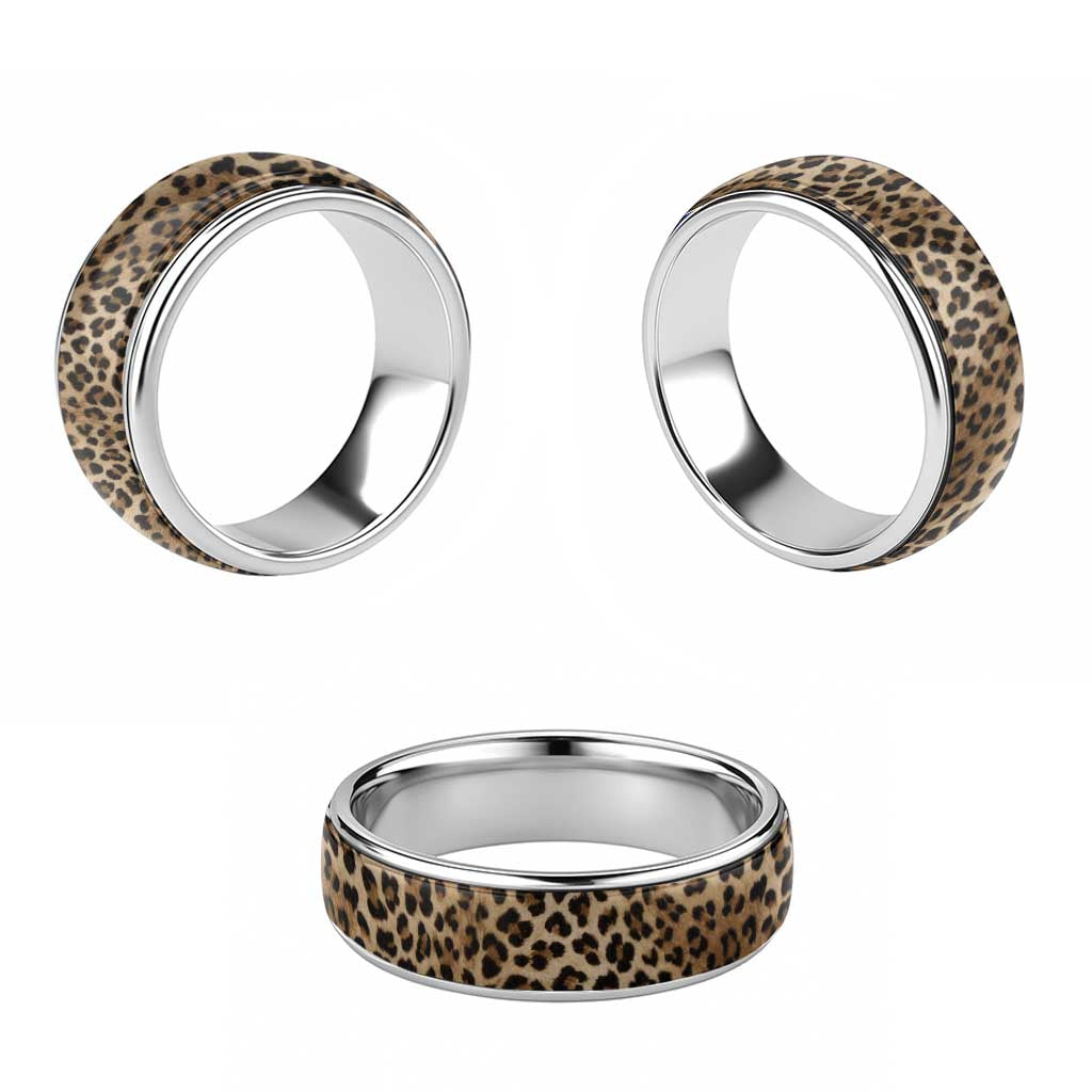 African Leopards Skin Pattern Classic Ring - Wonder Print Shop