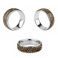 African Leopards Skin Pattern Classic Ring - Wonder Print Shop