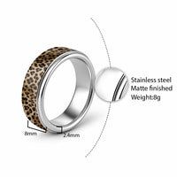 African Leopards Skin Pattern Classic Ring - Wonder Print Shop