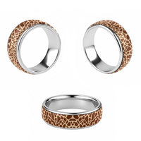 African Giraffe Skin Pattern Classic Ring - Wonder Print Shop