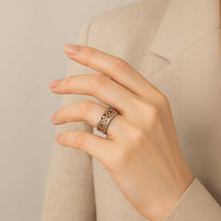 African Giraffe Skin Pattern Classic Ring - Wonder Print Shop