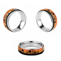 African Safari Animal Landscape Classic Ring Sunset Version - Wonder Print Shop