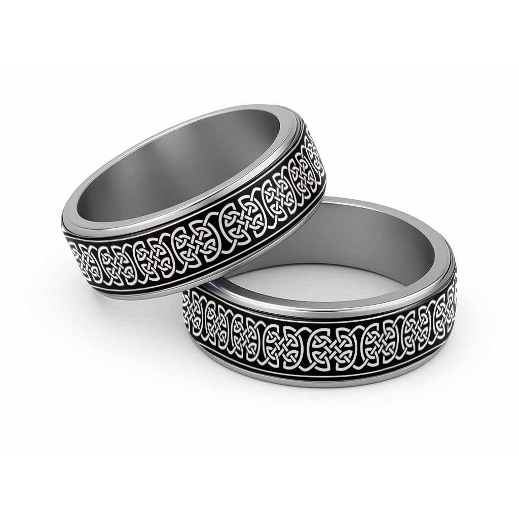 Celtic Knot Pattern Ver1 Classic Ring - Wonder Print Shop