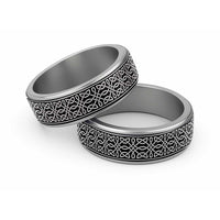 Celtic Knot Pattern Ver3 Classic Ring - Wonder Print Shop