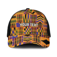 Kente African Pattern Baseball Net Cap - Wonder Print Shop
