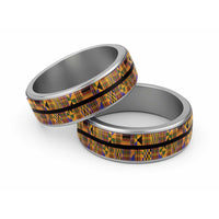Kente African Pattern Classic Ring - Wonder Print Shop