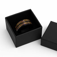Kente African Pattern Spinner Ring - Wonder Print Shop