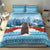 Switzerland Christmas Marmot Bedding Set Joyeux Noel - Wonder Print Shop