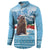 Switzerland Christmas Marmot Button Sweatshirt Joyeux Noel - Wonder Print Shop