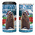 Switzerland Christmas Marmot 4 in 1 Can Cooler Tumbler Joyeux Noel - Wonder Print Shop