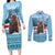 Switzerland Christmas Marmot Couples Matching Long Sleeve Bodycon Dress and Long Sleeve Button Shirt Joyeux Noel - Wonder Print Shop