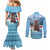 Switzerland Christmas Marmot Couples Matching Mermaid Dress and Long Sleeve Button Shirt Joyeux Noel