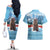 Switzerland Christmas Marmot Couples Matching Off The Shoulder Long Sleeve Dress and Hawaiian Shirt Joyeux Noel - Wonder Print Shop